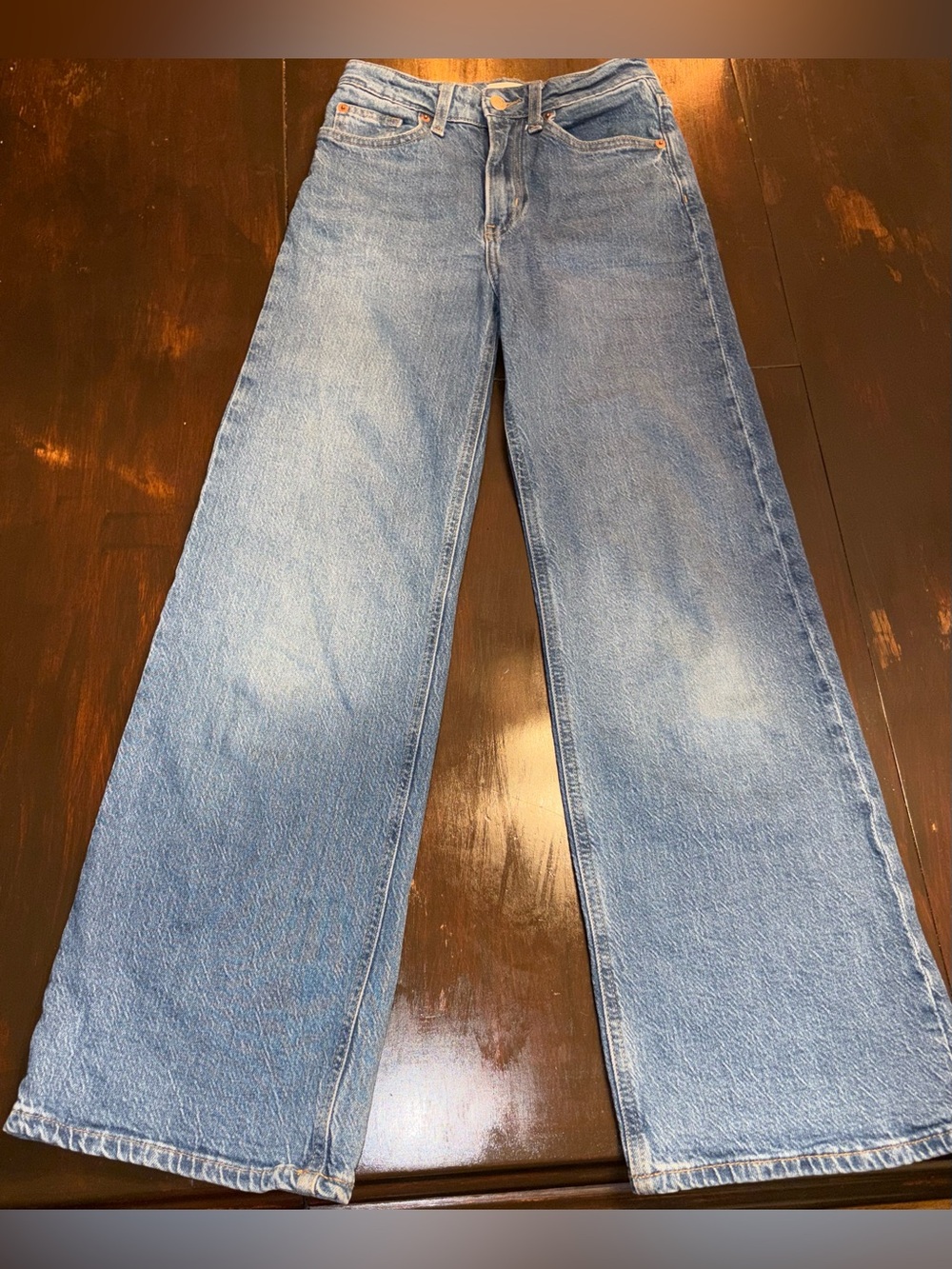 H&M Women’s Flare Jeans- Blue Denim- Size 2